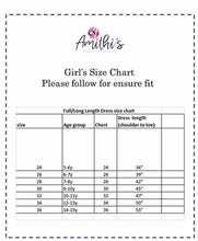 Load image into Gallery viewer, Mint green crop top with peach lehanga set Girls