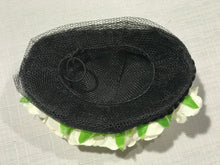 Load image into Gallery viewer, White Rose Flowers Hair Bun