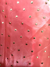 Load image into Gallery viewer, Peach Color Nakki Work Long Dress