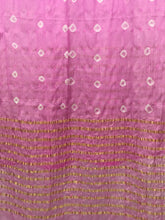 Load image into Gallery viewer, Pink Bandhini Dupatta