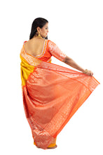 Load image into Gallery viewer, Mustard Yellow and Orange combo Venkatgiri Sil