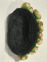 Load image into Gallery viewer, Gold Flowers Hair Bun