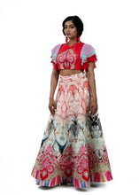 Load image into Gallery viewer, Digital Raw Silk Print Lehenga