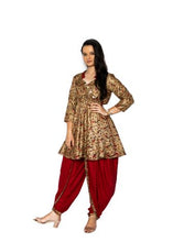 Load image into Gallery viewer, Stunning Red & Mustard Patiala Suit