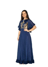 Load image into Gallery viewer, Navy Blue Maxi Prom/Cocktail Dress