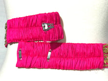 Load image into Gallery viewer, Pink Color Kasu Work Raw Silk Waist Belt