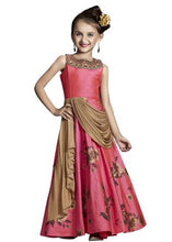 Load image into Gallery viewer, PINK LONG FROCK GIRLS