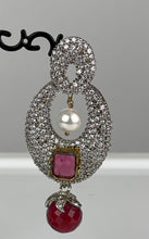 Load image into Gallery viewer, CZ Hoop Earrings  1 Gram 06
