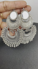 Load and play video in Gallery viewer, Oxidized Long Earrings Item 001
