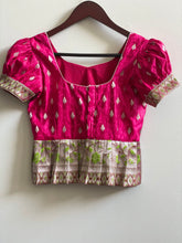 Load image into Gallery viewer, Pink and Lime green color kids traditional Lehanga set
