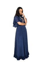 Load image into Gallery viewer, Navy Blue Maxi Prom/Cocktail Dress
