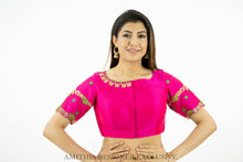 Load image into Gallery viewer, Pink Maggam Work Blouse
