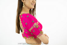 Load image into Gallery viewer, Pink Maggam Work Blouse
