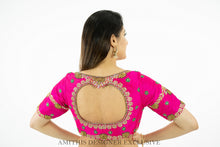 Load image into Gallery viewer, Pink Maggam Work Blouse
