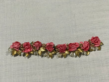 Load image into Gallery viewer, Pink Roses Hair Vine Accessory For Bun or Loose Hair
