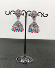 Load image into Gallery viewer, Oxidized Small jhumka Earrings Item 002

